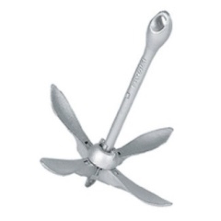 Ancre marine grappin Plastimo tulipée - 1,5 kg