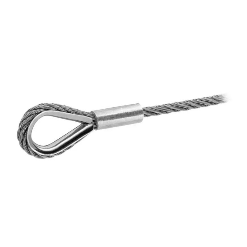 Cable Cosse Coeur Sertissage Inox