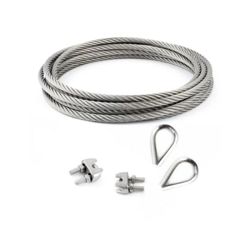 Cable Cosse Coeur Sertissage Inox