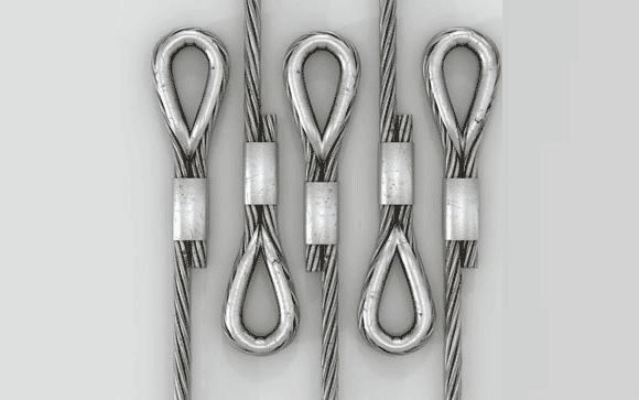 Cable Cosse Coeur Sertissage Inox