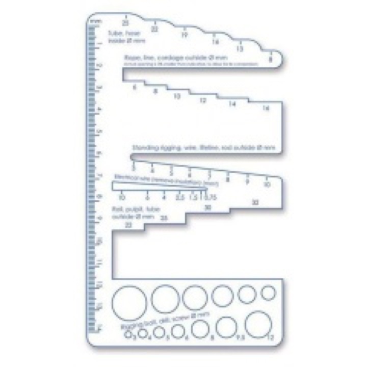 Carte de mesure Waterline design pièces de bateau