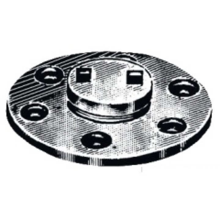Nable de vidange Osculati laiton chromé 20 mm