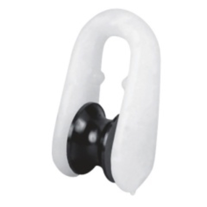 Poulie Plastimo pour drisse de pavillon