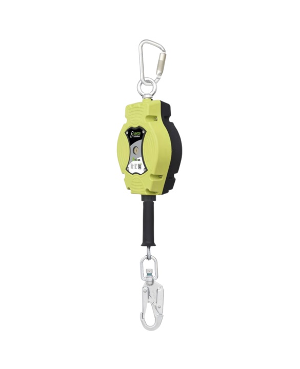 ANTICHUTE A RAPPEL AUTOMATIQUE HELIXON CABLE DE 10 ET 7 METRES POUR USAGE VERTICALE