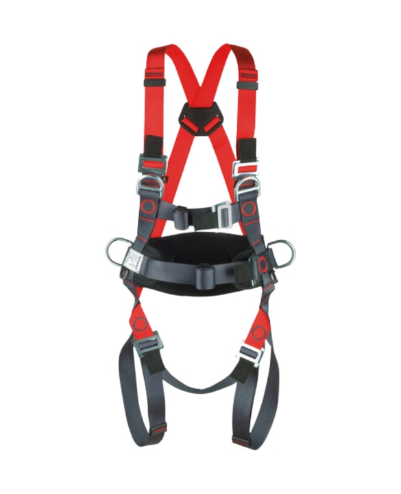 HARNAIS D’ANTICHUTE CAMP VERTICAL 2 PLUS AVEC CEINTURE DE MAINTIEN ET 5 ANNEAUX