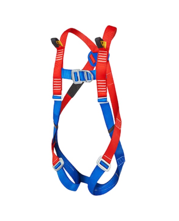 HARNAIS PORTWEST 2 POINTS COULEUR ROUGE SANGLE POLYESTER CERTIFIE CE