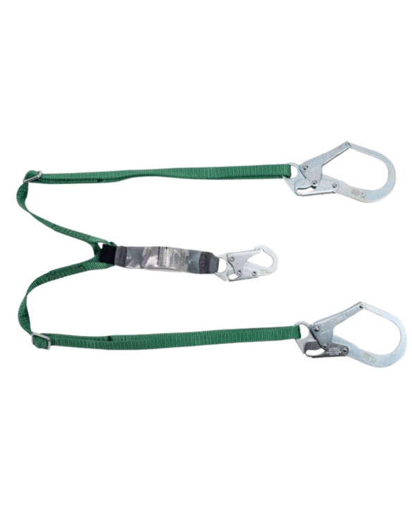 LONGE DOUBLE V-SERIES AVEC ABSORBEUR MSA