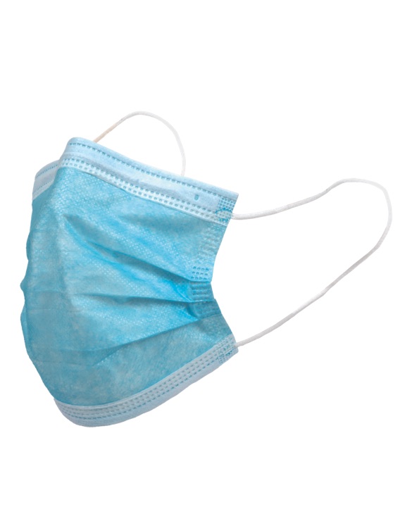 MASQUE CHIRURGICALE CERVA HYGOTRENDY VIRAZON, 3 PLIS BLEU (BOITE DE 50)
