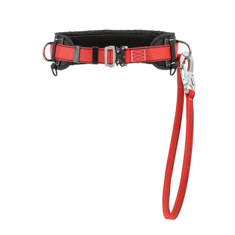 Ceinture de pompier, avec longe de retenue, M-XL (85-120cm), EN358, CE