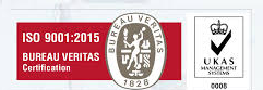 Certification ISO 9001:2015 Bureau Veritas