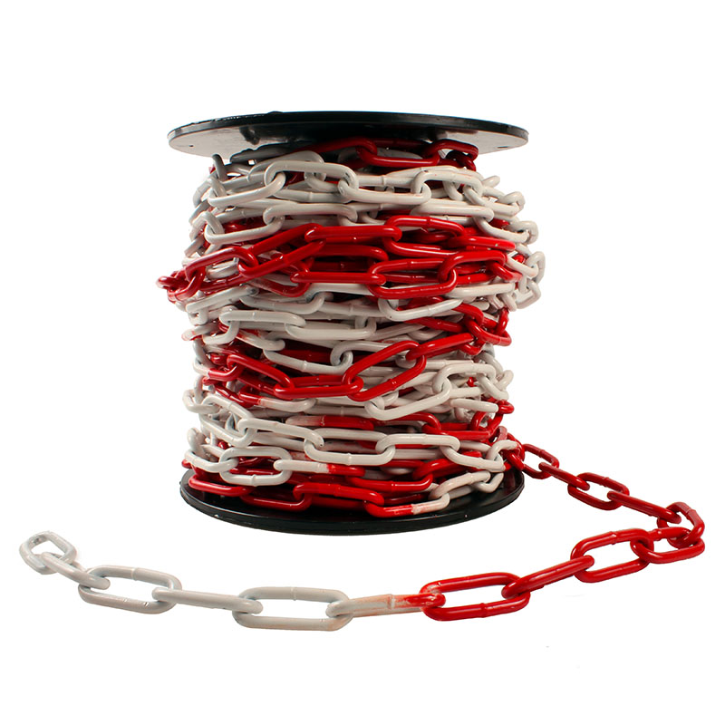 Chaîne en Acier Rouge et Blanc