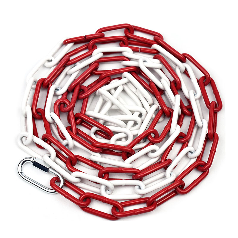 Chaîne en Acier Rouge et Blanc