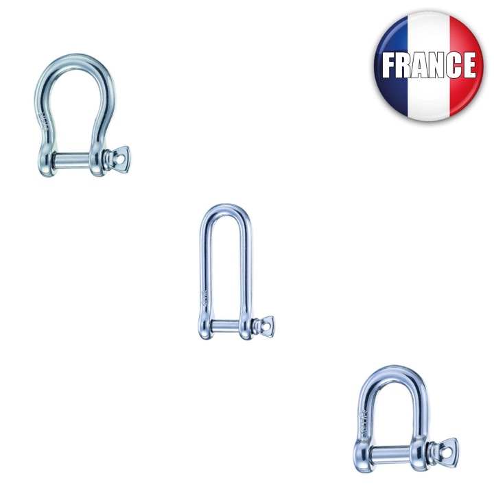 Manille de levage forgée HR inox