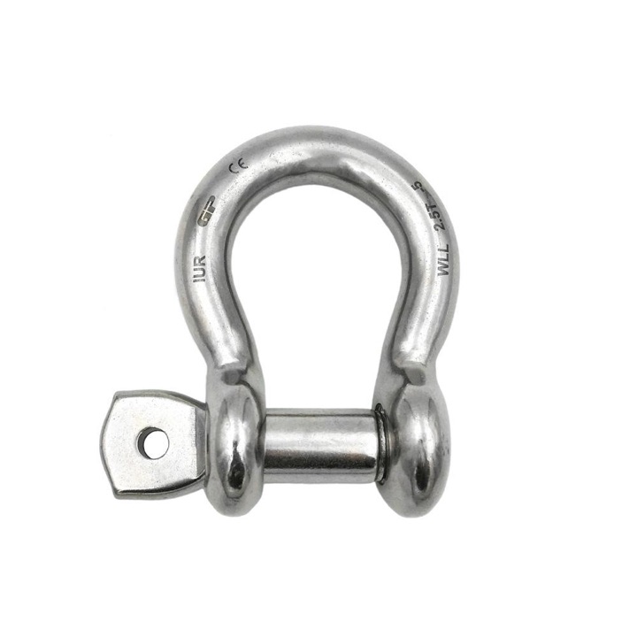 Manille de levage lyre à vis inox