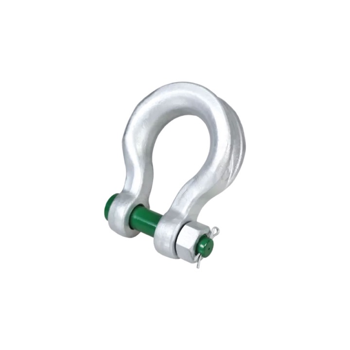 Manille lyre corps large HR axe à boulon Green Pin