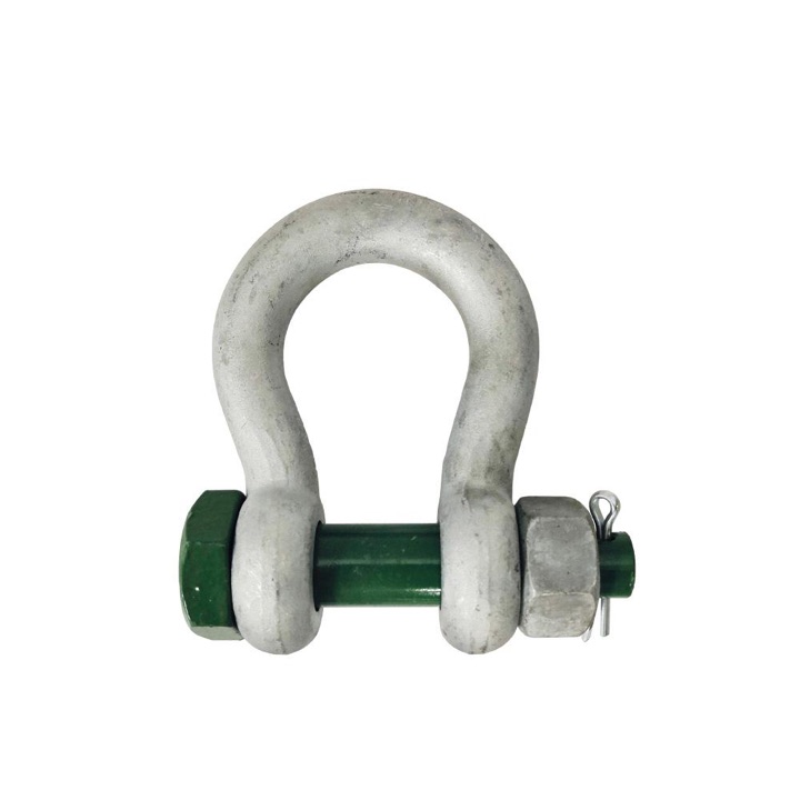 Manille lyre HR axe à boulon green pin