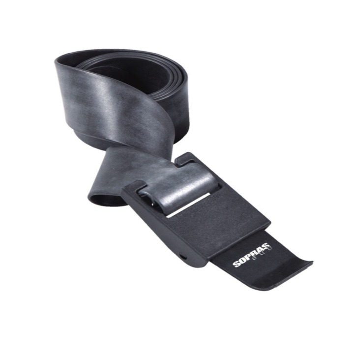 Ceinture caoutchouc avec boucle plastique