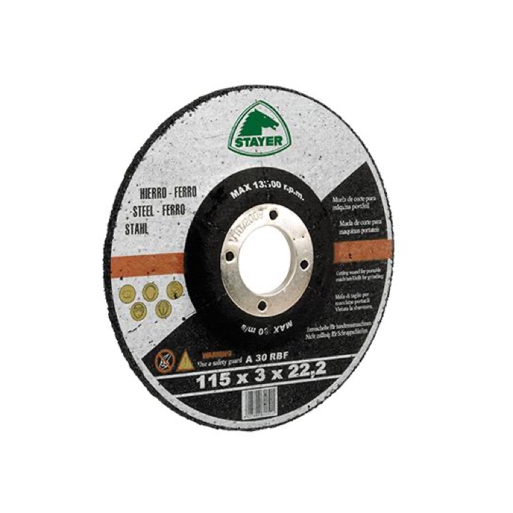 DISQUE A COUPER ACIER 125*2,5*22,2 T42