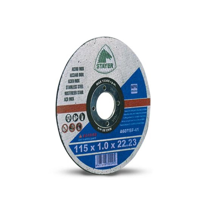 DISQUE A COUPER INOX 125*1,6*22 T41