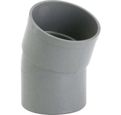 Coude PVC 22°30 ø 100mm Femelle