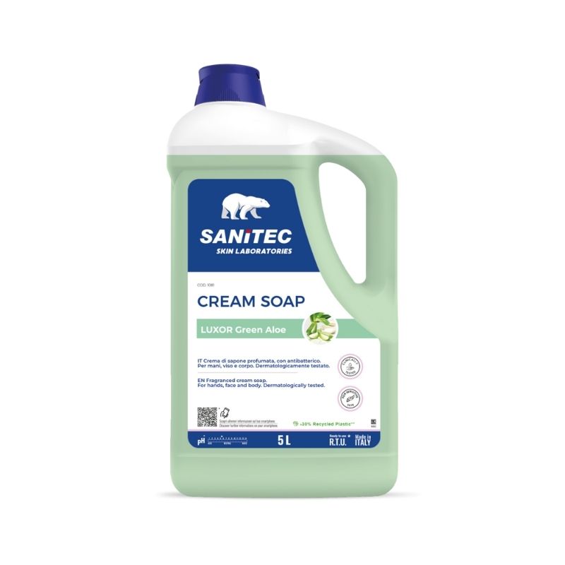 Cream Soap Luxor Green Aloe 5l